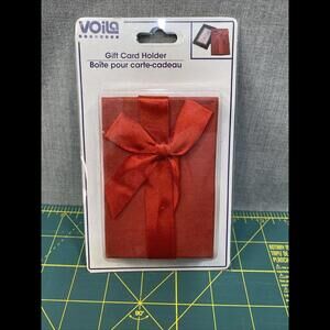 Voila Gift Card Holder Red